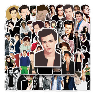 สติกเกอร์ กันน้ํา ลาย Superstar Harry Styles แบบสร้างสรรค์ สําหรับติดตกแต่งรถยนต์ DIY จํานวน 50 ชิ้น