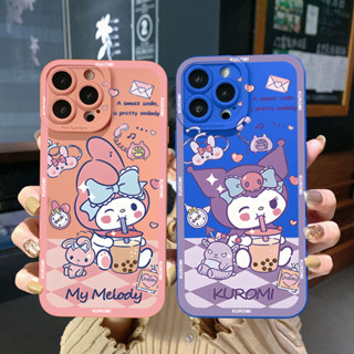 เคสโทรศัพท์มือถือ ขอบสี่เหลี่ยม ลายเครื่องดื่มคุโรมิ สําหรับ OPPO Reno7 4G Reno6 Reno8 Z 5G Reno5 F Reno2 F Reno3 Reno4 A17 A17K A77S A57S