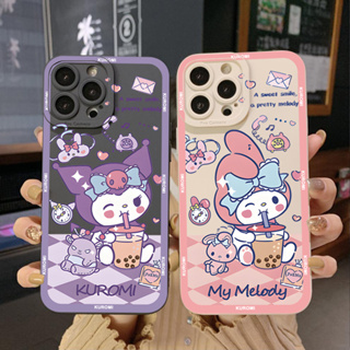 เคสป้องกันโทรศัพท์มือถือ ขอบสี่เหลี่ยม ลาย Kuromi สําหรับ Infinix Hot 20S 20i 30i 9 30 20 Play Smart 6 Plus X6823 Zero 5G 2023