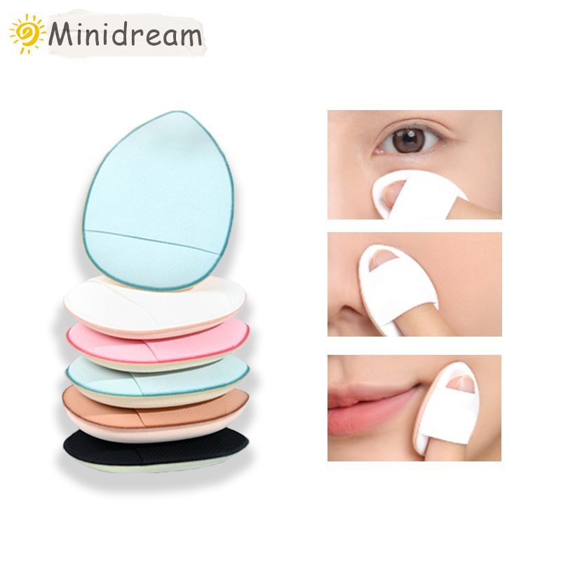 Finger Puff mini Thumb Concealer Air Cushion Fingertip small mini do not eat liquid foundation