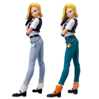 ของเล่นโมเดลฟิกเกอร์ การ์ตูน Dragon Ball Lazuli ขนาด 25 ซม. Android 18