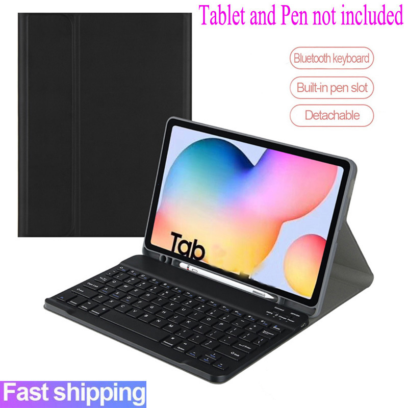 เคสคีย์บอร์ดบลูทูธไร้สาย สําหรับ Samsung Galaxy Tab S6 Lite A7 A8 S7 S8 S7 FE S7+ Plus S8+