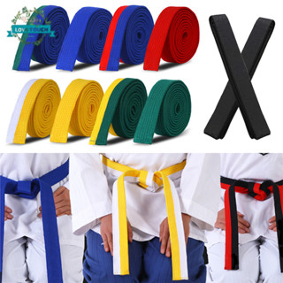Lovetouch เข็มขัดคาราเต้ เทควันโด้ ศิลปะการต่อสู้ มืออาชีพ Judo Jiu jitsu เข็มขัดป้องกันมาตรฐาน