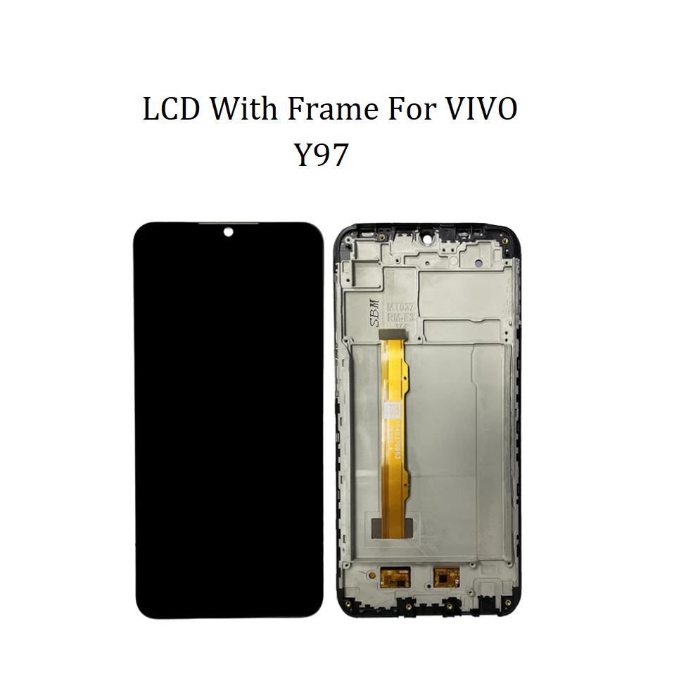 LCD กรอบสําหรับ VIVO Y97 LCD พร้อมหน้าจอสัมผัสจอแสดงผล Digitizer เปลี่ยน