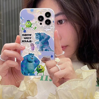 เคสโทรศัพท์มือถือ tpu แบบนิ่ม ลายการ์ตูนมอนสเตอร์ สําหรับ iPhone 14 14promax 14pro 11 12 12PRO 12PROMAX 13 13pro 13promax