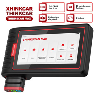 Thinkcar Thinkscan Max OBD2 เครื่องสแกนเนอร์อ่านโค้ดรถยนต์ พร้อมฟังก์ชั่นรีเซ็ต 28 ฟังก์ชั่น PK CRP909 MK808