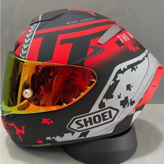 หมวกกันน็อค SHOEI X14 Isle of Red Man TT X-SPIRIT 3 Trooper 2018 สําหรับขี่รถจักรยานยนต์