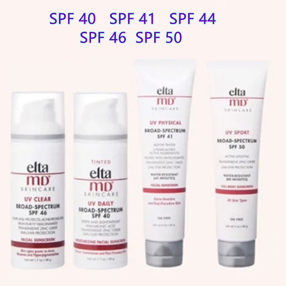 EltaMD Sunscreen SPF40/SPF41/SPF44/SPF46/SPF50 for all skin types Mecskincare