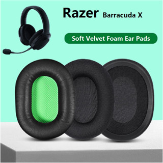 แผ่นโฟมฟองน้ําครอบหูฟัง แบบเปลี่ยน สําหรับ Razer Barracuda X