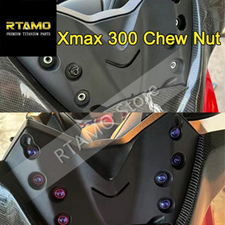 RTAMO ไทเทเนียม Gr5 แช่ถั่วใน Xmax (1 ชุด 8 ชิ้น)