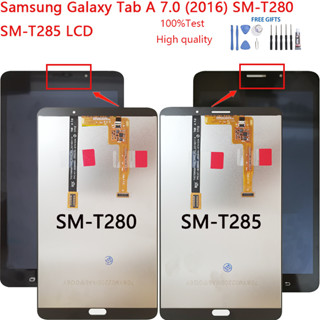 อะไหล่หน้าจอสัมผัส LCD แบบเปลี่ยน สําหรับ Samsung Galaxy Tab A 7.0 (2016) SM-T280 SM-T285