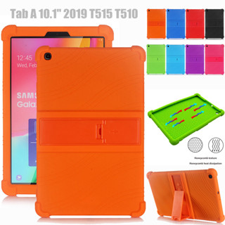 Samsung Galaxy Tab A 2019 T510 T515 Cover Tablet Shockproof Case Tab A 10.1 2019 Soft Silicone Adjustable Stand Shell