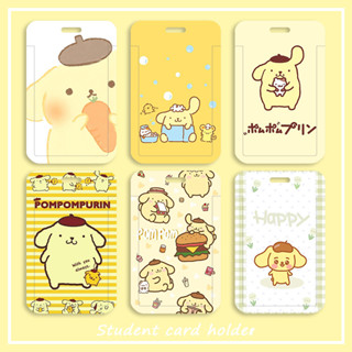 กระเป๋าใส่บัตรประจําตัวประชาชน ลายการ์ตูน Melody Pom Pom Purin Stundet น่ารัก