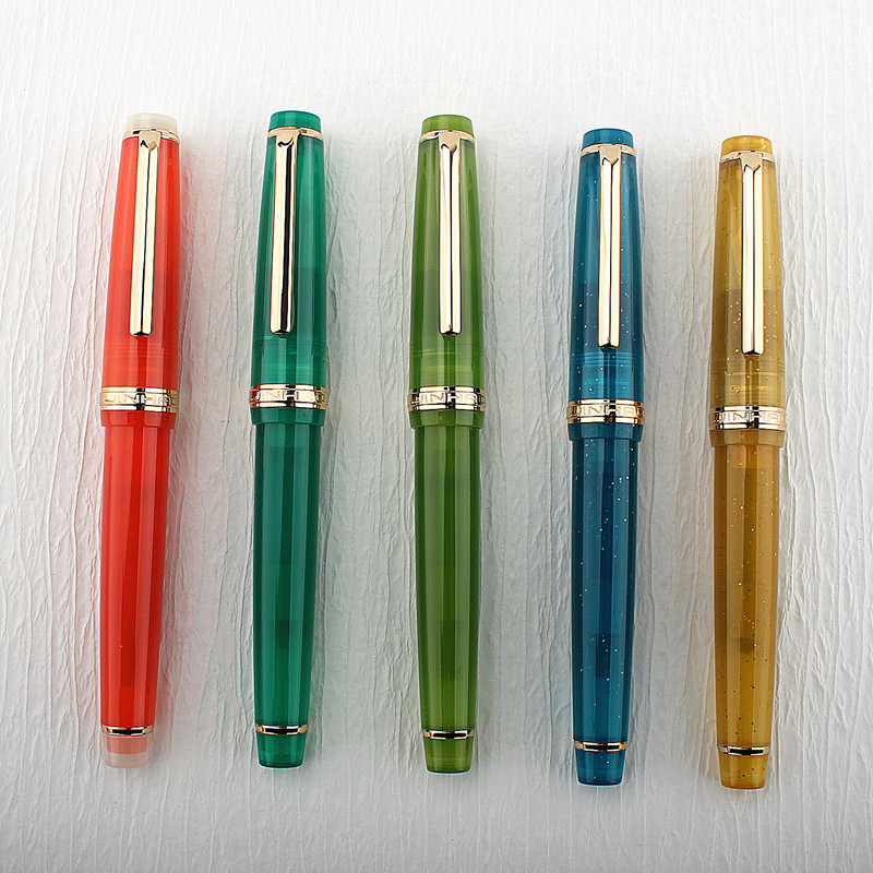 Jinhao 82 Fountain ปากกาหมุนปากกาหมวก Bright Tip การประดิษฐ์ตัวอักษรประดิษฐ์ตัวอักษรนักเรียนผู้ชายผู้หญิงเปลี่ยนหมึก Sacs สํานักงานธุรกิจ High-