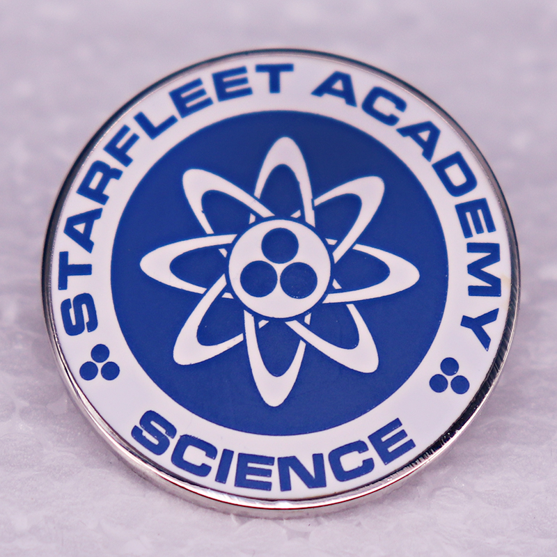 เข็มกลัดเคลือบ ลาย Starfleet Science Academy Enamel Pin Star Trek สําหรับเก็บสะสม ของขวัญให้เพื่อน