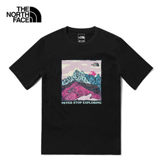 เสื้อยืดแขนสั้น ระบายอากาศได้ดี พิมพ์ลาย The North Face สําหรับผู้ชาย