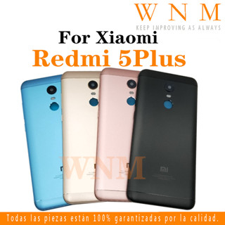 สําหรับ Xiaomi Redmi 5 Plus + 5Plus แบตเตอรี่ กระจก ฝาหลัง เคสด้านหลัง ประตู พร้อมปุ่ม อะไหล่เปลี่ยน