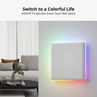 Sonoff T5 TX Ultimate WIFI Smart Touch Wall Switch Full Touch Access ขอบไฟ LED หลายเซ็นเซอร์ eWeLink รีโมทคอนโทรลผ่าน Alexa Google