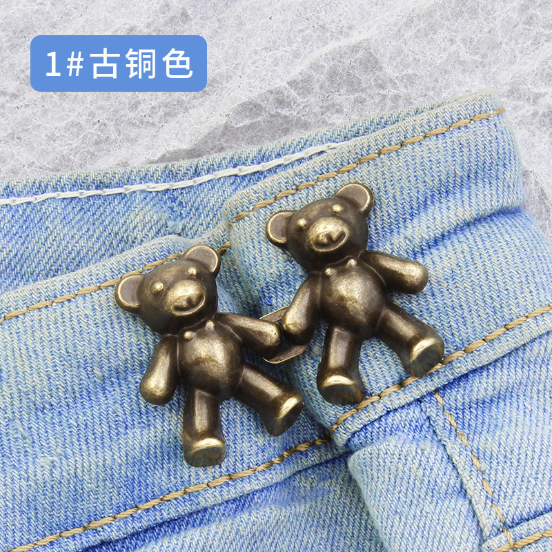 [Beautiful Magpie] หัวเข็มขัด รูปหมีน่ารัก ถอดออกได้ สําหรับกางเกงยีน กระโปรงยีน เอวใหญ่ - รูปที่ 7