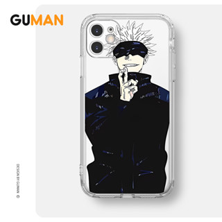 Guman เคสไอโฟน เคสซิลิโคนนุ่มกันกระแทกใสลายการ์ตูนอนิเมะตลก เคสโทรศัพท์ Compatible for iPhone 14 13 12 11 Pro Max SE 2020 X XR XS 8 7 Plus xsmax 7plus 8plus พลัส XYB1616