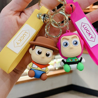 Kawaii Toy Story Woody พวงกุญแจรถอาบน้ํา จี้กระเป๋านักเรียน สร้างสรรค์