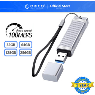 ORICO USB3.0 Flash Drive All Metal Waterproof USB Flash Drive Support Windows Linux Mac iPad 64GB/128GB/256GB(U3-I)