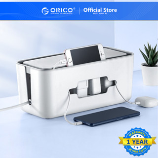 ORICO ABS Desk Organizer Cable Winder Container Case for power socket manager box with phone holder power strip organizer case（CMB)