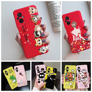 เคส Xiaomi POCO M5 M5S เคสโทรศัพท์ ลายน่ารัก สีลูกกวาด ซิลิโคนนิ่ม TPU สําหรับ Mi POCOM5 M5 S