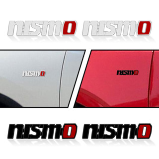 สติกเกอร์โลหะ ลายโลโก้ Nismo ขนาดเล็ก สําหรับติดตกแต่งรถยนต์ Nissan Juke Tiida Teana GTR GTR 350Z 370Z 240SX 2 ชิ้น ต่อชุด