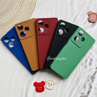 เคสโทรศัพท์มือถือ TPU แบบนิ่ม ผิวด้าน ป้องกันกล้อง สีแคนดี้ สําหรับ Infinix Hot 30 X6831 Hot 30 Free Fire X6831 Hot 30i X669C Hot 30i NFC X669D Hot 30 Play