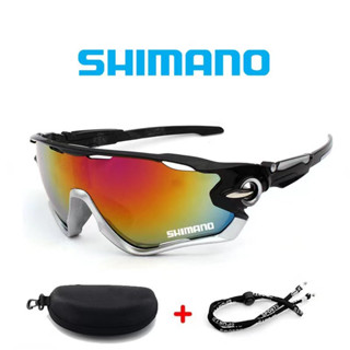 Shimano แว่นตากันแดด กันลม ป้องกันแสง UV400 สําหรับผู้ชาย และผู้หญิง เหมาะกับการขี่จักรยาน เล่นกีฬากลางแจ้ง