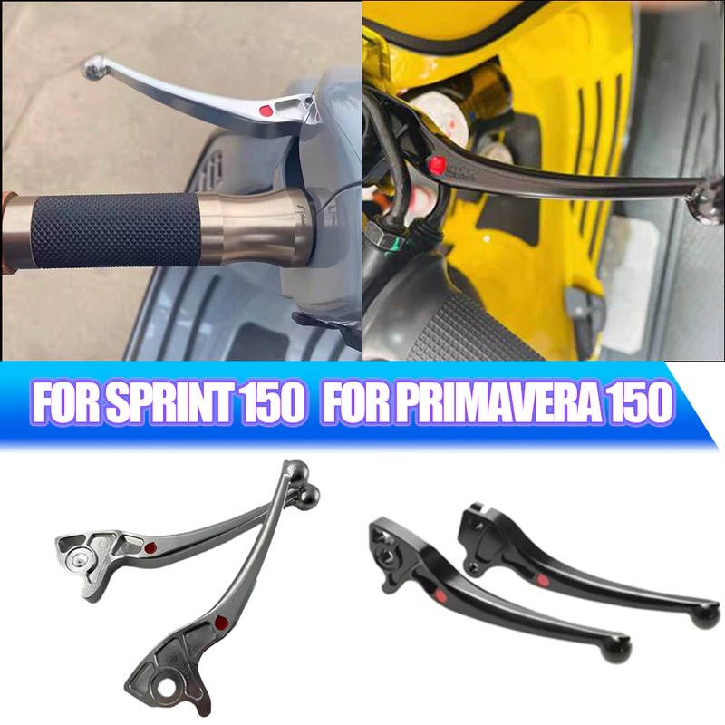 Lckxoall ก้านเบรกรถจักรยานยนต์ CNC สําหรับ VESPA S150 LX150 LXV150 PRIMAVERA 150 SPRINT 150 2017 2018 2019 2020 2021 202