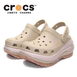 รองเท้าแตะ Crocs พื้นหนา เหมาะกับเดินชายหาด สไตล์คลาสสิก สําหรับผู้หญิง