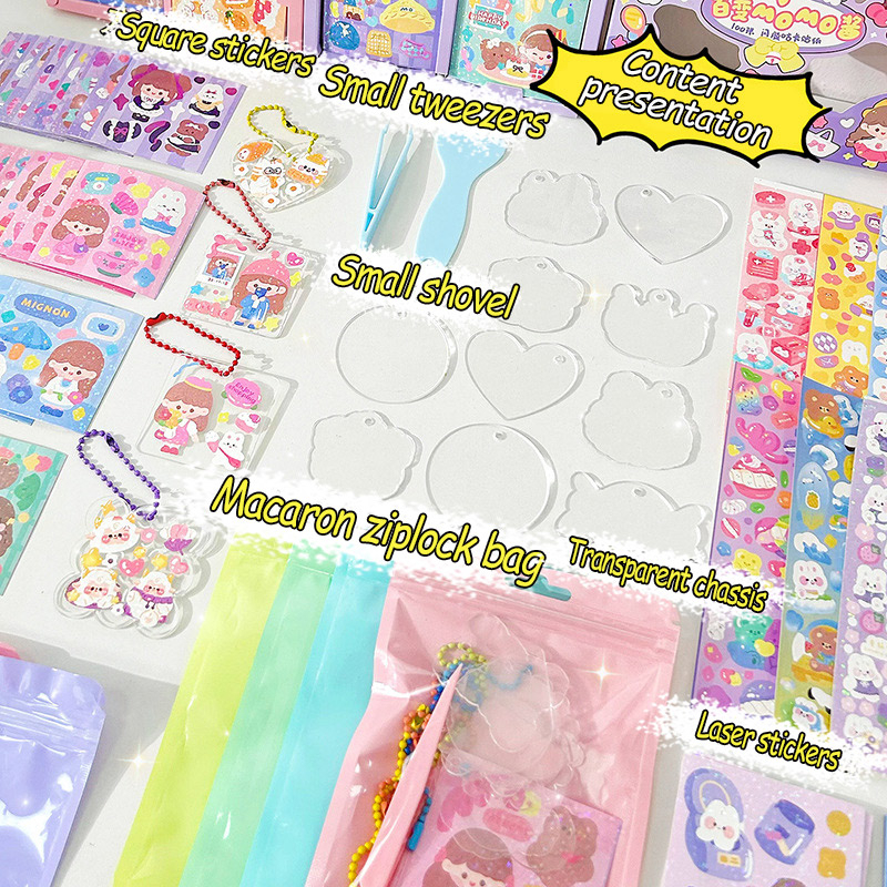 สติกเกอร์ฉลาก ลาย Guka น่ารัก สไตล์เกาหลี สร้างสรรค์ สําหรับติดตกแต่งเด็ก (23 แผ่น 58 แผ่น)