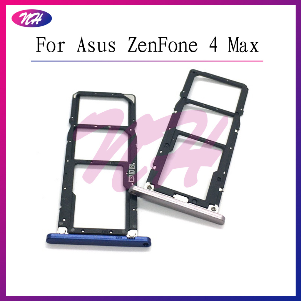 สําหรับ Asus ZenFone 4 Max ZC520KL ซิมการ์ดถาดผู้ถือซิมการ์ด Micro SD Card Slot อะแดปเตอร์เปลี่ยน