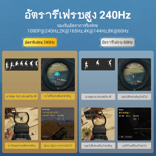 Vention DisplayPort 1.4 สาย Dp to Dp 1.4 สายเคเบิล display port 2.1 Cable 8K 60Hz for Computer