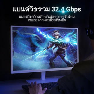 Vention DisplayPort 1.4 สาย Dp to Dp 1.4 สายเคเบิล display port 2.1 Cable 8K 60Hz for Computer