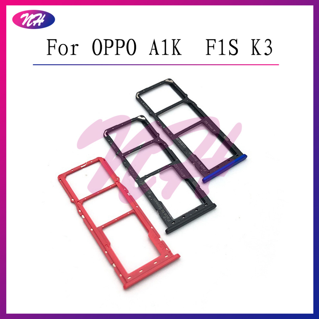 สําหรับ OPPO A1K F1S K3 ซิมการ์ดผู้ถือถาดซิมการ์ดสล็อต Micro SD Card Slot อะแดปเตอร์เปลี่ยน