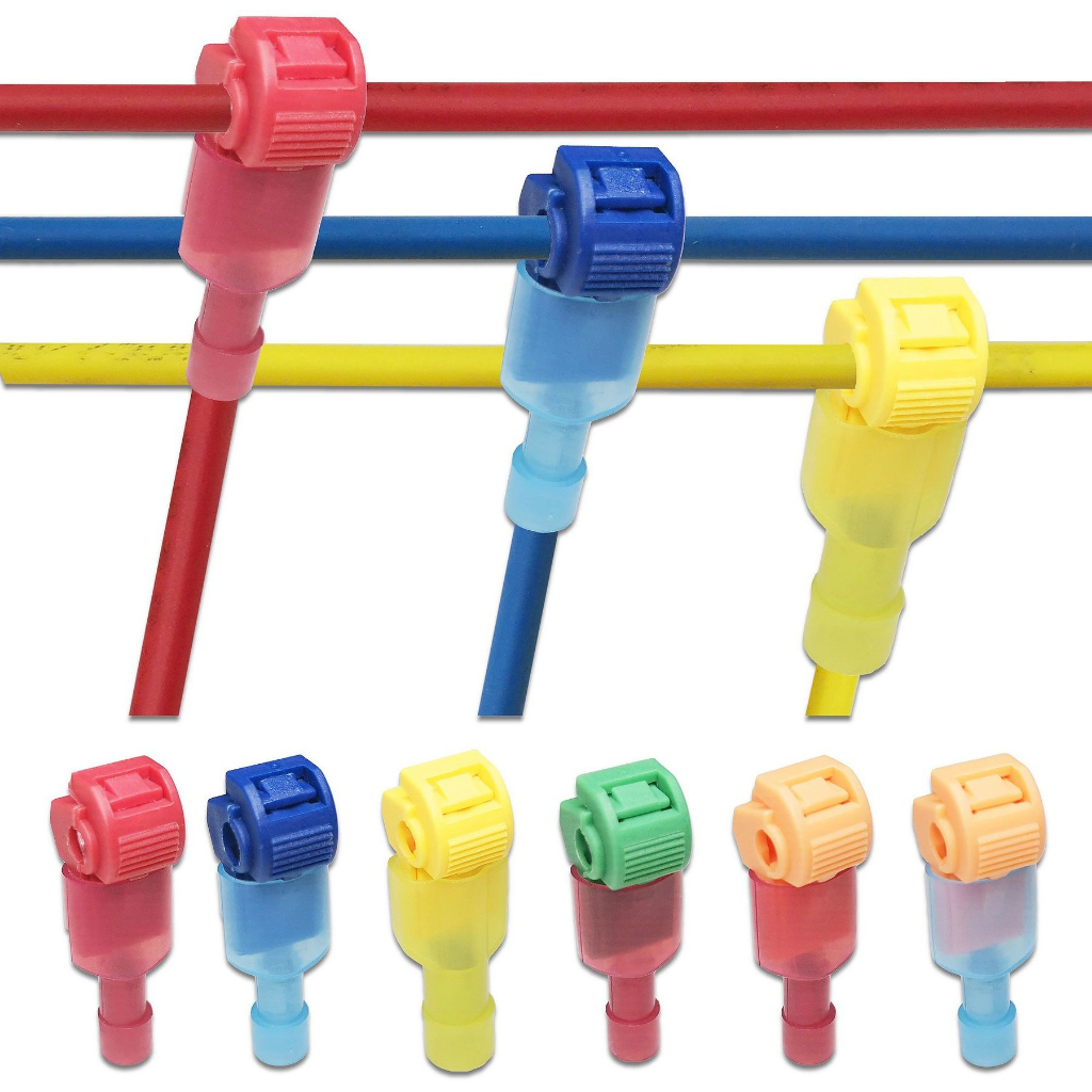 20 ชุด T-Tap Connector Quick ขั้วต่อสายไฟ Snap Splice ล็อคขั้วต่อสายไฟกันน้ํา Crimp Wire Terminal