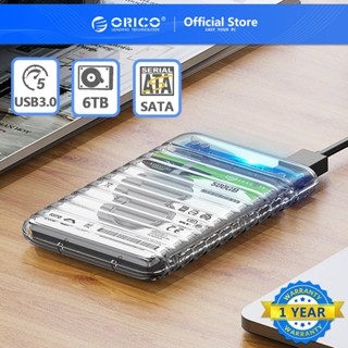 Orico เคสฮาร์ดดิสก์ HDD SATA เป็น USB 3.1 2.5 นิ้ว 6Gbps 6TB UASP Type C SSD HDD Enclosure 6Gbps (2139C3-V1)