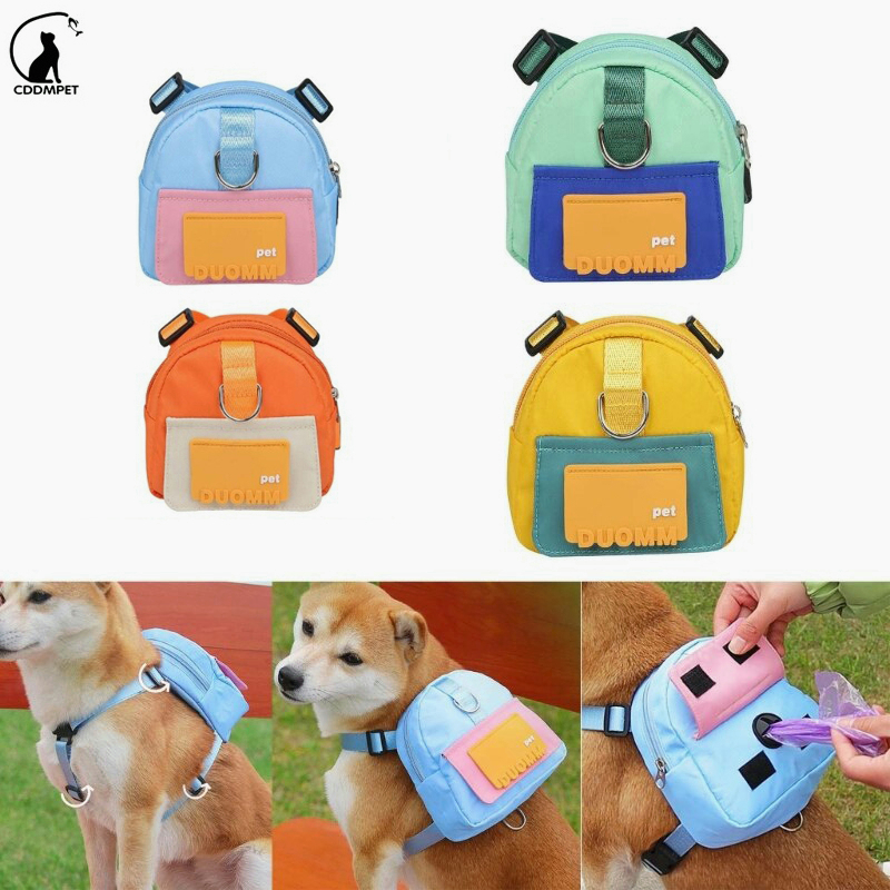 【CDDMPET】กระเป๋าเป้สะพายหลัง กระเป๋าเดินทาง ขนาดเล็ก สําหรับสัตว์เลี้ยง สุนัข