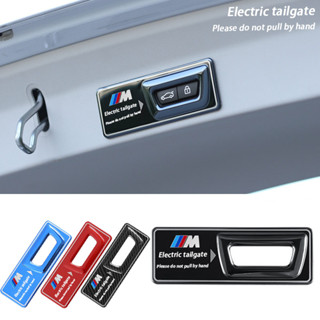 ภาพใหญ่: BMW Electric Tailgate Warning สติ๊กเกอร์ตกแต่ง 3 Series 4 Series 5 Series G20 G21 G30 G31 X1X3X2X4X5X7X7 อุปกรณ์ตกแต่งภายในรถยนต์