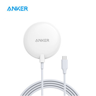 Anker ที่ชาร์จแม่เหล็กไร้สาย (Pad) พร้อมสายเคเบิล USB-C ในตัว 5 ฟุต สําหรับ iPhone14 13 12 Series