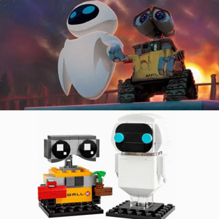 โมเดลหุ่นยนต์ EVE and wall-e 40619 155 ชิ้น สําหรับเด็ก