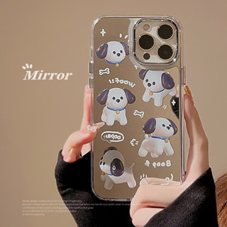 เคสโทรศัพท์มือถือซิลิโคน กันกระแทก ลายการ์ตูนสุนัขน่ารัก สําหรับ iPhone 14 11 12 13 Pro Max