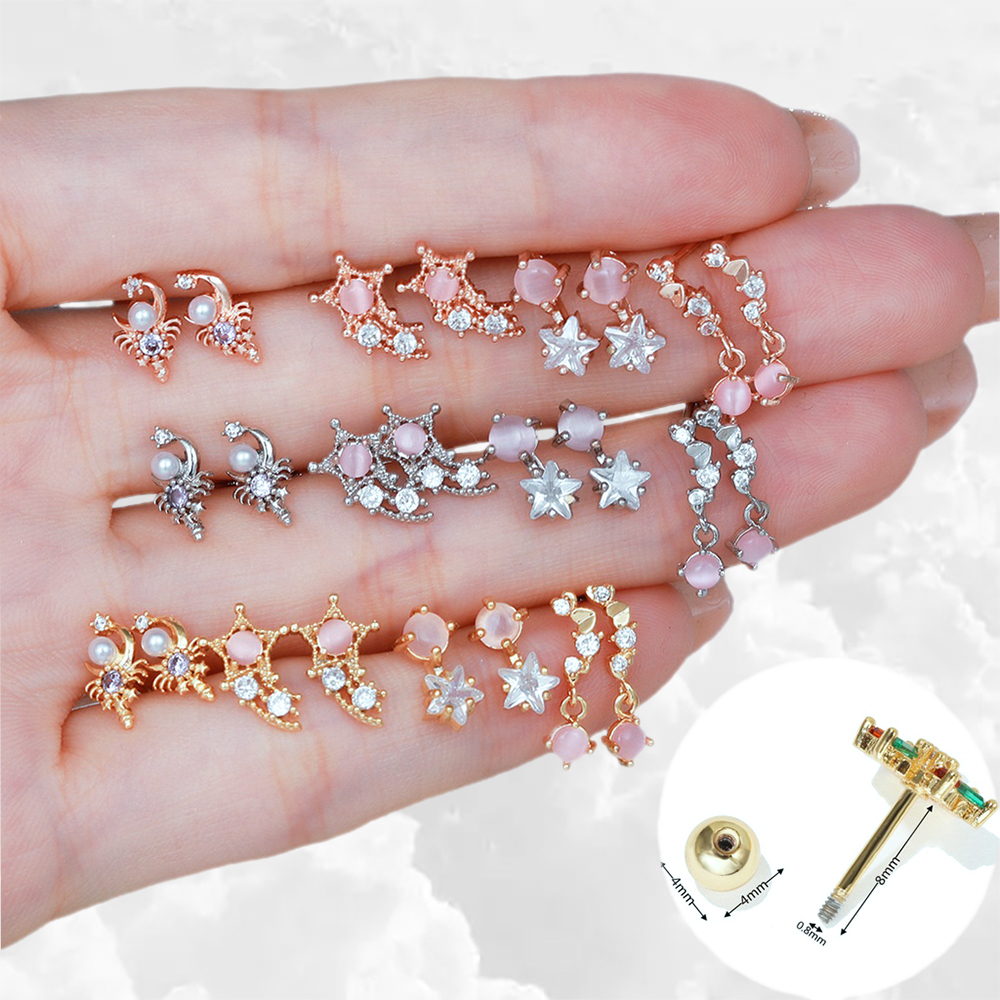 ต่างหูเงิน S925 ประดับเพชร สวยหรู ลําลอง แฟชั่นสําหรับผู้หญิง