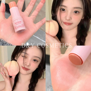 D&amp;y BLACK NANA Natural Nude บลัชออนแท่ง ติดทนนาน กันน้ํา เพิ่มความกระจ่างใส ชุ่มชื้น บลัชออนแท่ง แต่งหน้า ฐานเครื่องสําอาง