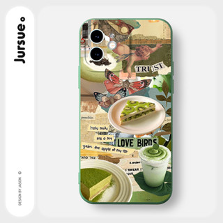 JURSUE เคสไอโฟน เคสซิลิโคนนุ่มกันกระแทกน่ารักตลก เคสโทรศัพท์ Compatible for iPhone 15 14 13 12 11 Pro Max SE 2020 X XR XS 8 7 6 6S Plus พลัส Y3284