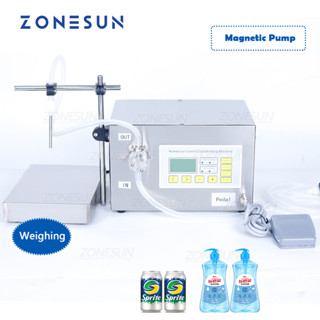 Zonesun ZS-MP251W ปั๊มแม่เหล็ก กรดของเหลว ของเหลว กินได้ น้ํามัน เหล้า เติม และชั่งน้ําหนัก เครื่องชั่ง ขวดน้ํา ฟิลเลอร์