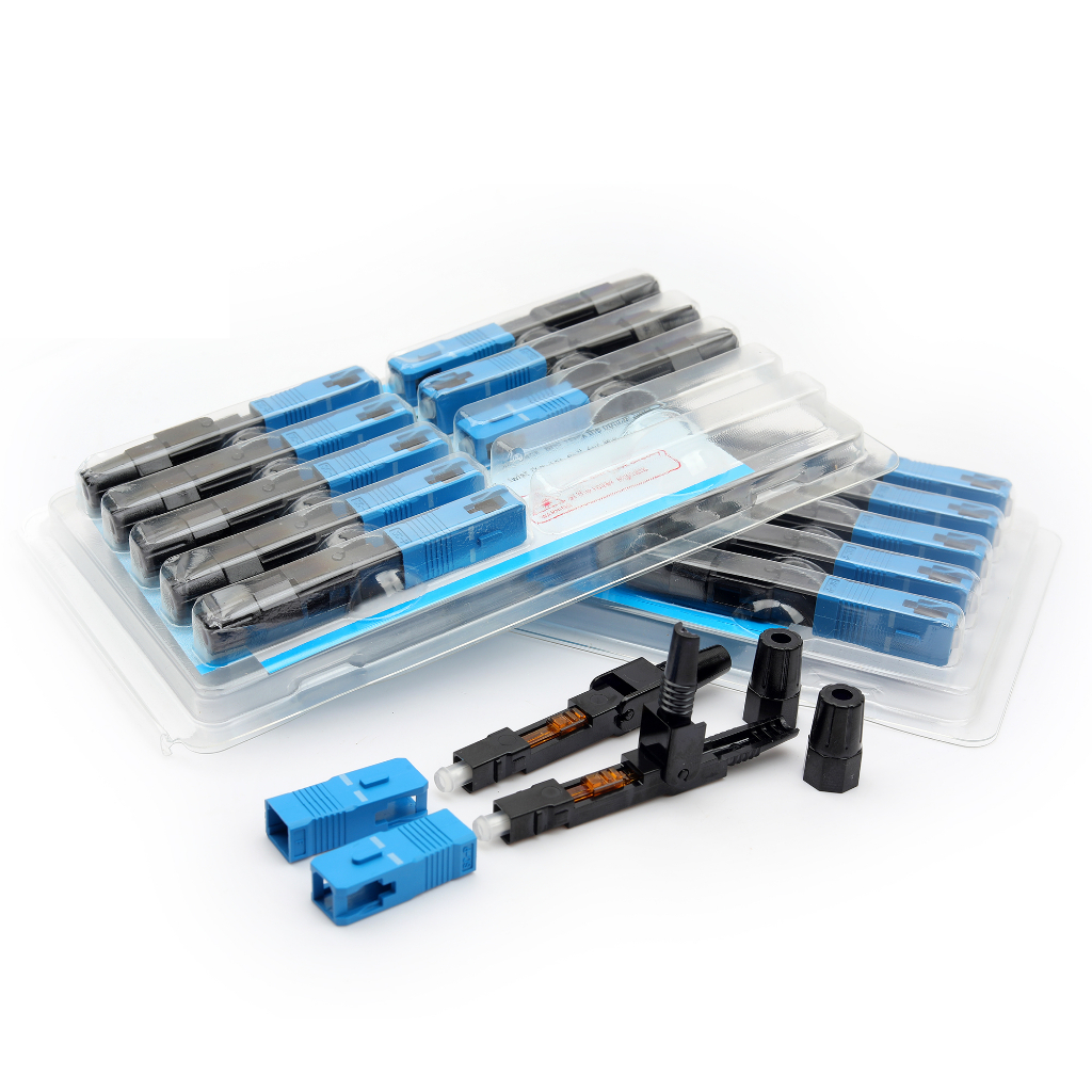 Sc UPC ไฟเบอร์ออปติก Quick เย็น UPC Fast Connector ฝังไฟเบอร์ออปติก Connector Quick Connector UPC 10 ชิ้น/20 ชิ้น